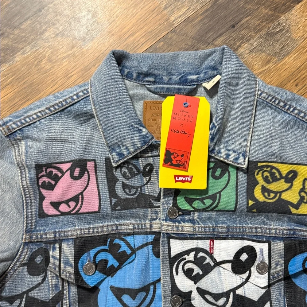 NWT Levi’s x Disney x Keith Haring Vintage Fit Trucker Jacket - Large